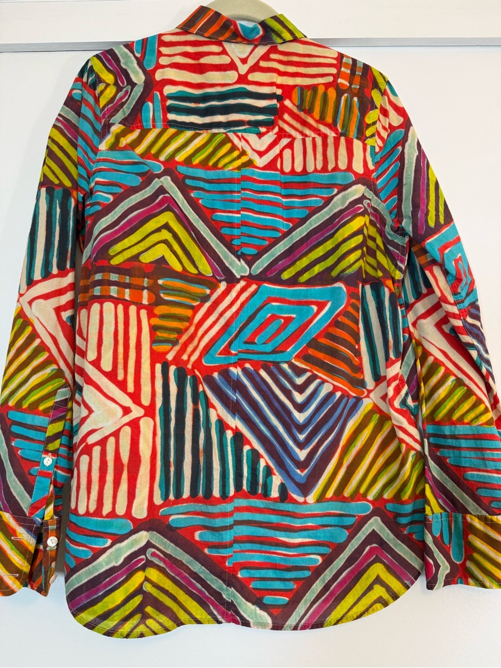 J. Crew Multicolor Geometric Button-Down Shirt - Picture 2 of 3